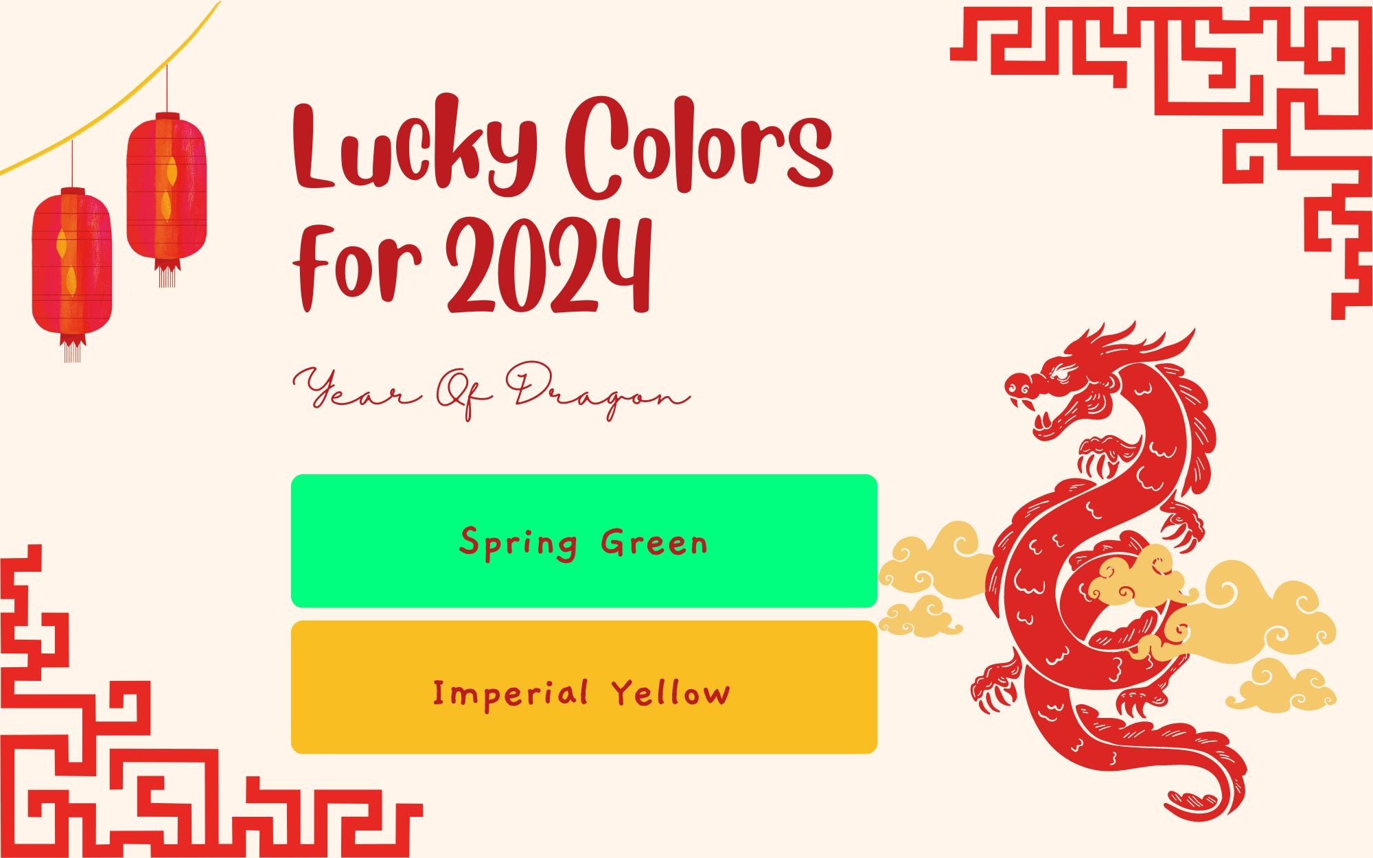TOP 5 New Year's Colors for Good Luck in 2024 – Milla