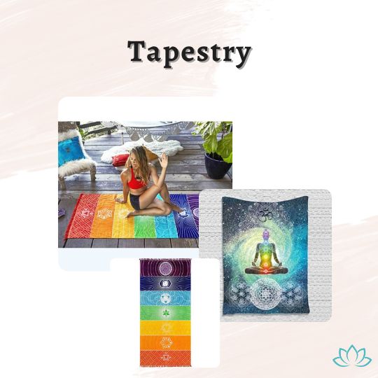 7 Chakra Yoga Mat - Meditation Rug - Tapestry