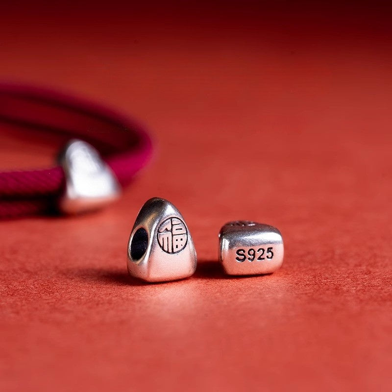 Red String Fu Lucky Bracelet - Buddha & Karma