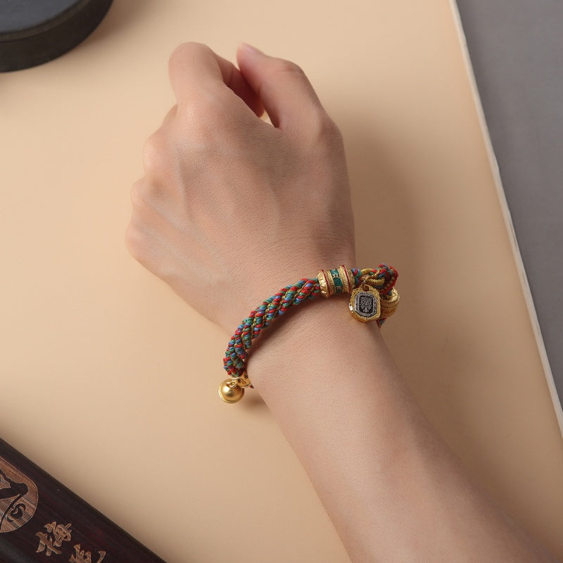Zakiram Goddess of Wealth Tibetan Mantra Bracelet - Buddha & Karma