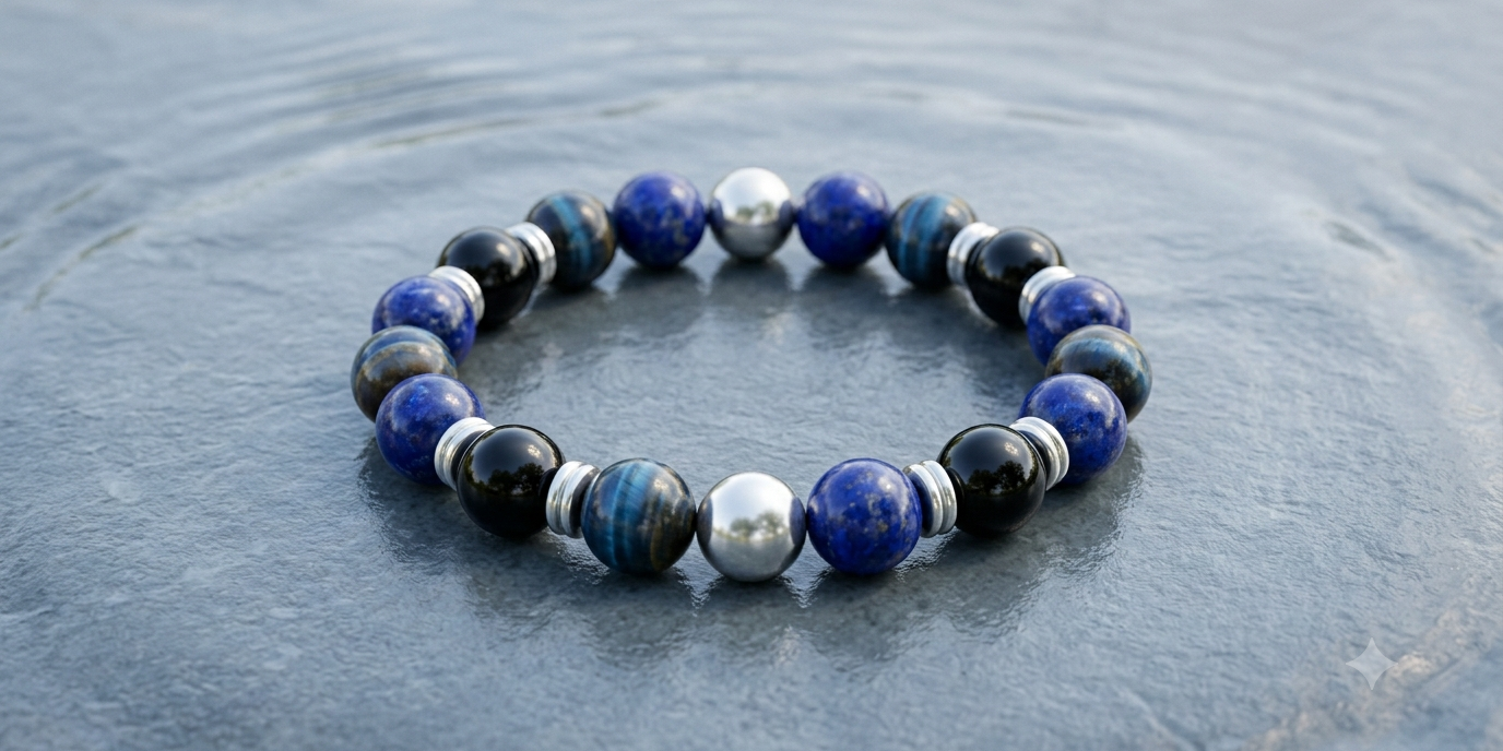 Water Element Bracelet inspired by Feng Shui symbolism and the Five Elements philosophy