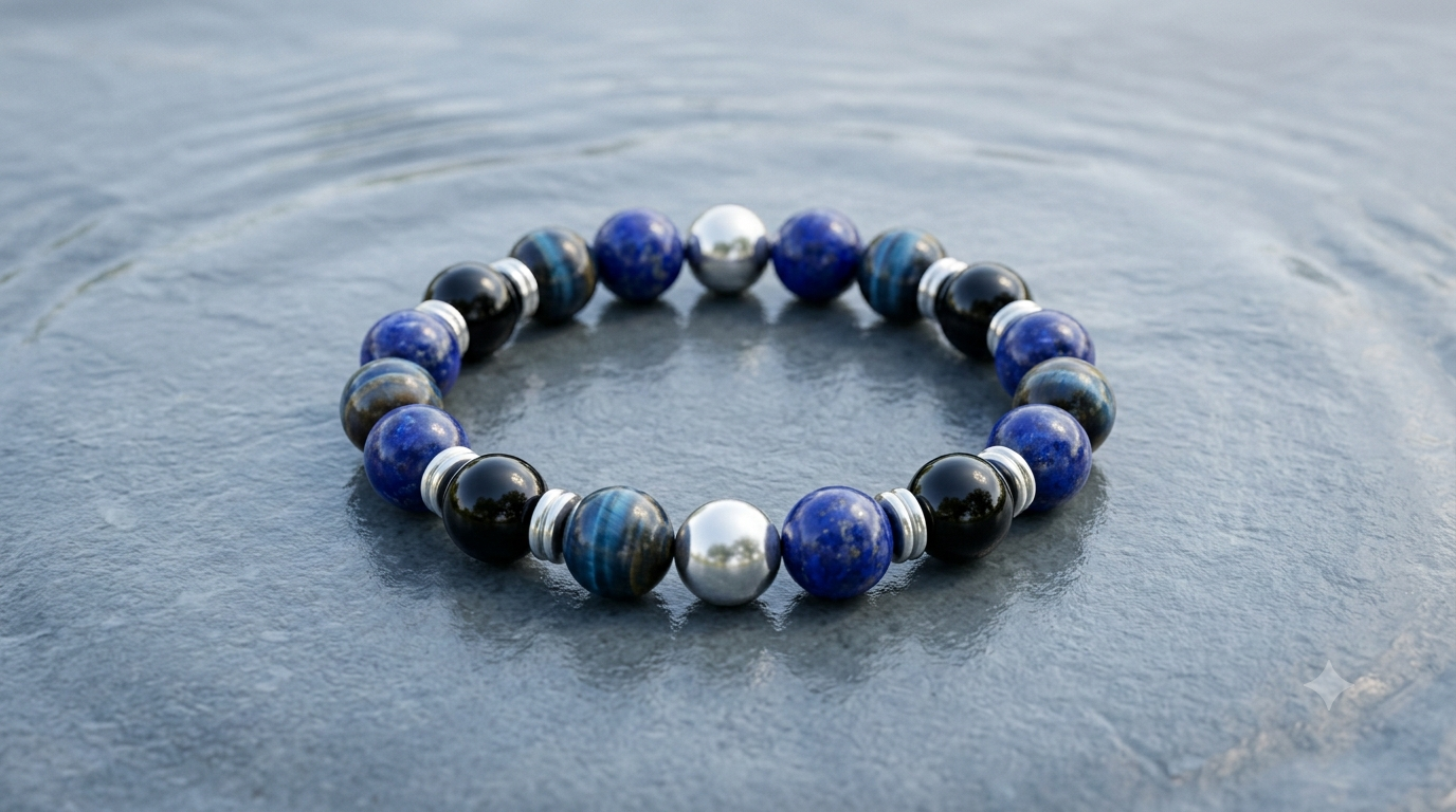 Water Element Bracelet inspired by Feng Shui symbolism and the Five Elements philosophy