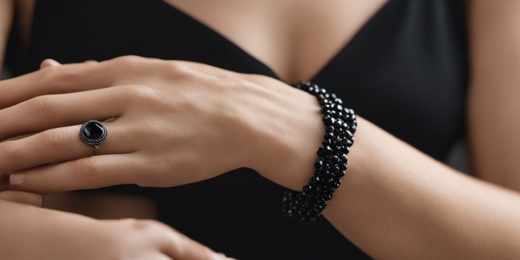 black tourmaline bracelet which hand to wear