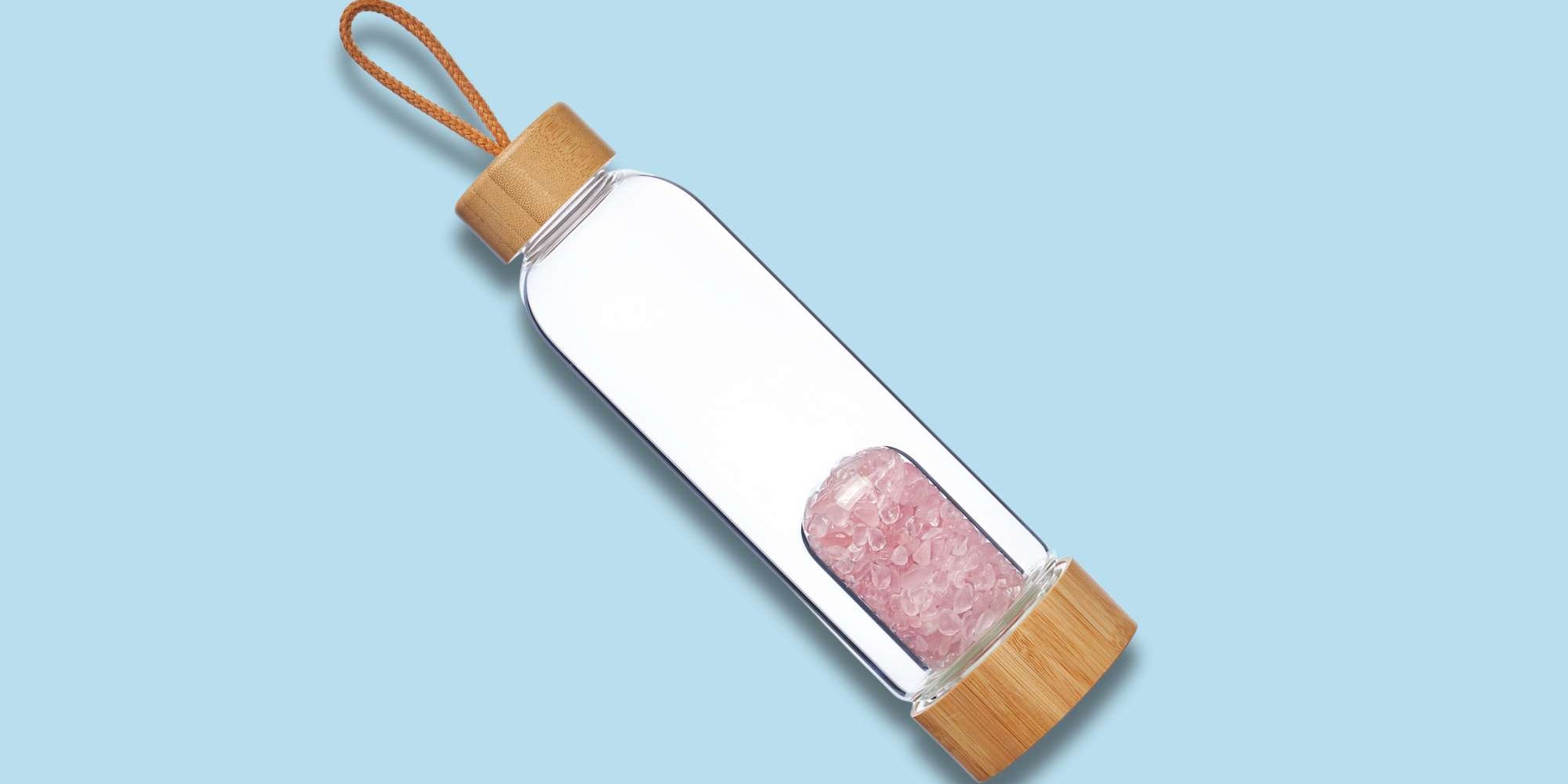 how to use crystal water bottle