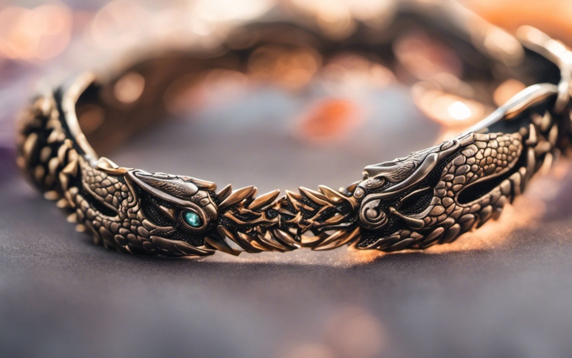 Silver Dragon Bracelet White Lava Stone Bracelet - Etsy | Mens beaded  bracelets, Lava stone bracelet, Dragon bracelet