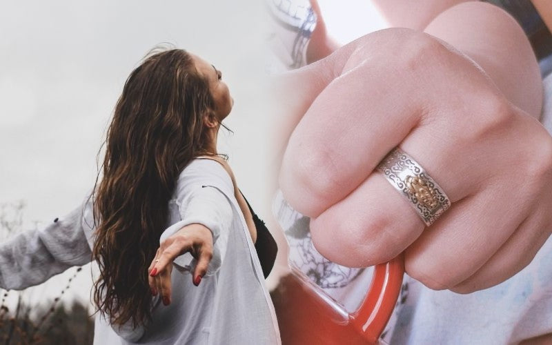 how to wear feng shui pixiu mantra ring