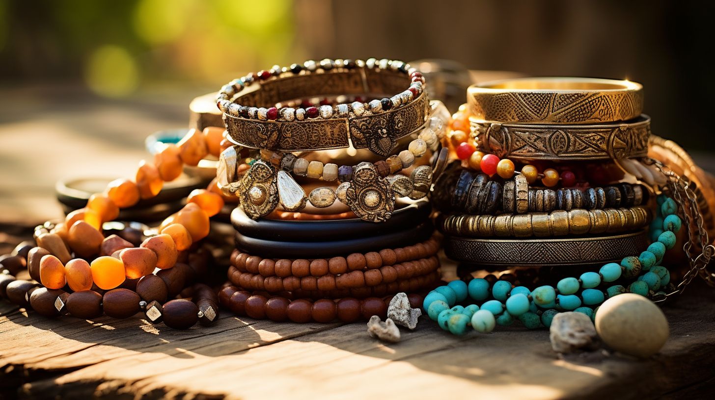 Tibetan Copper Beads Bracelet – Mine Galleria