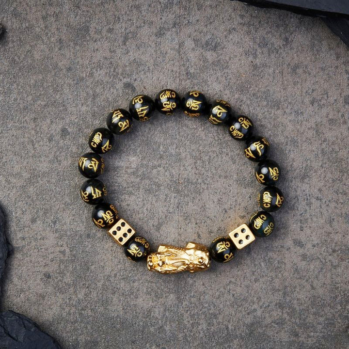 Debt Relief & Gambling Pixiu Bracelet - Maximum Success - Buddha & Karma