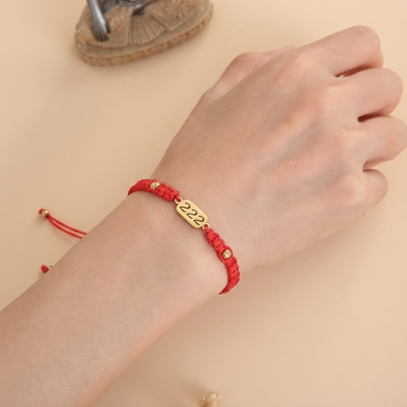 222 Angel Number Bracelet