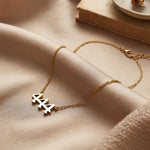 444 Angel Number Necklace - Divine Guidance
