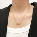 444 Angel Number Necklace - Divine Guidance