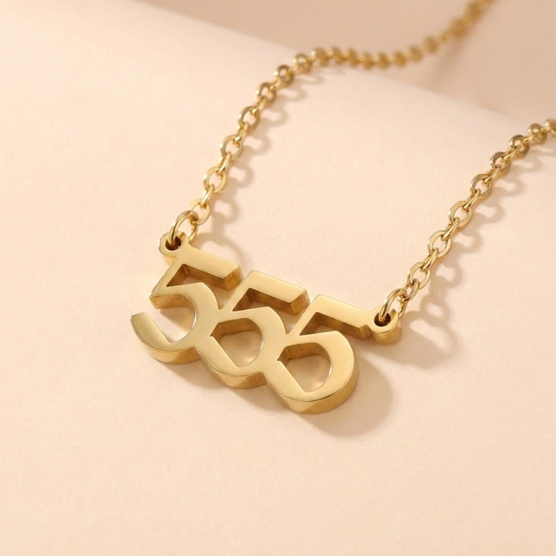 555 Angel Number Necklace