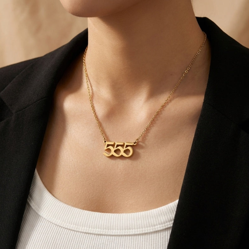 555 Angel Number Necklace