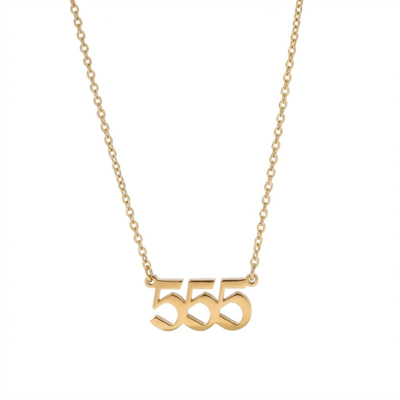 555 Angel Number Necklace
