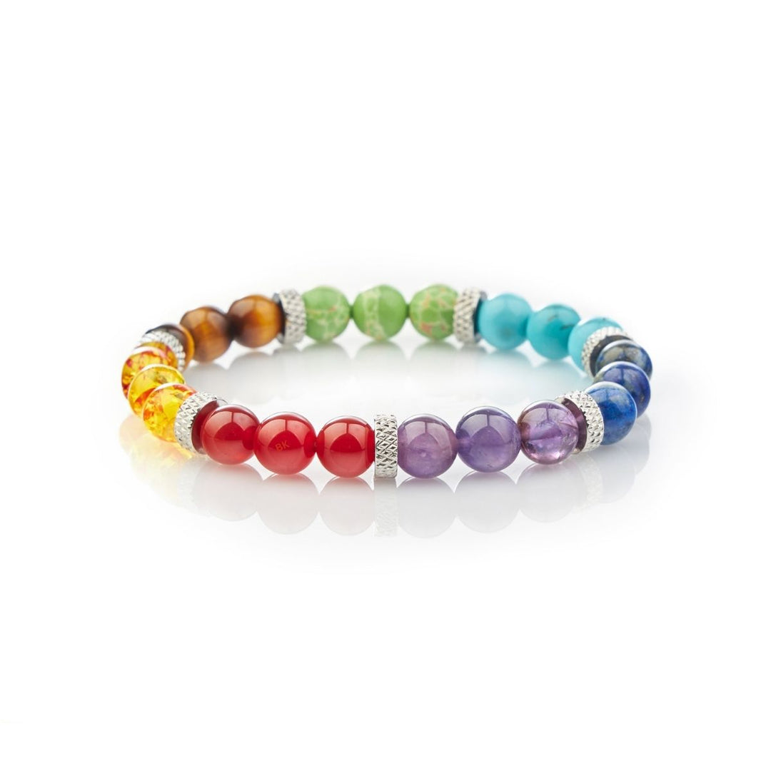 7 Chakra Stone Bracelet - Buddha & Karma