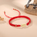 888 Wealth Luck Angel Number Bracelet - Buddha & Karma