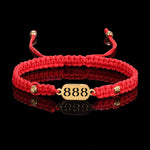 888 Wealth Luck Angel Number Bracelet - Buddha & Karma
