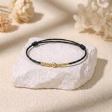 Exclusive: Buddha & Karma 24K Gold-Plated 925 Sterling Silver Bead Tibetan Protection Bracelet
