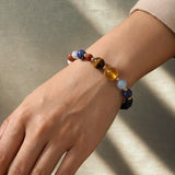Buddha & Karma 9 Planets Energy Crystal Bracelet - Energy Crystal Beads Bracelet