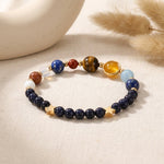 Buddha & Karma 9 Planets Energy Crystal Bracelet - Energy Crystal Beads Bracelet