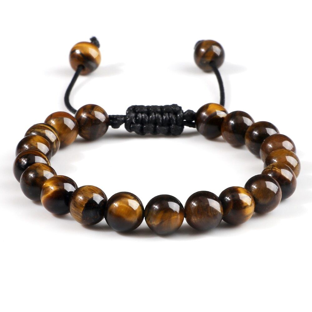 Gold Tiger Eye Bracelet - Power & Prosperity - Buddha & Karma