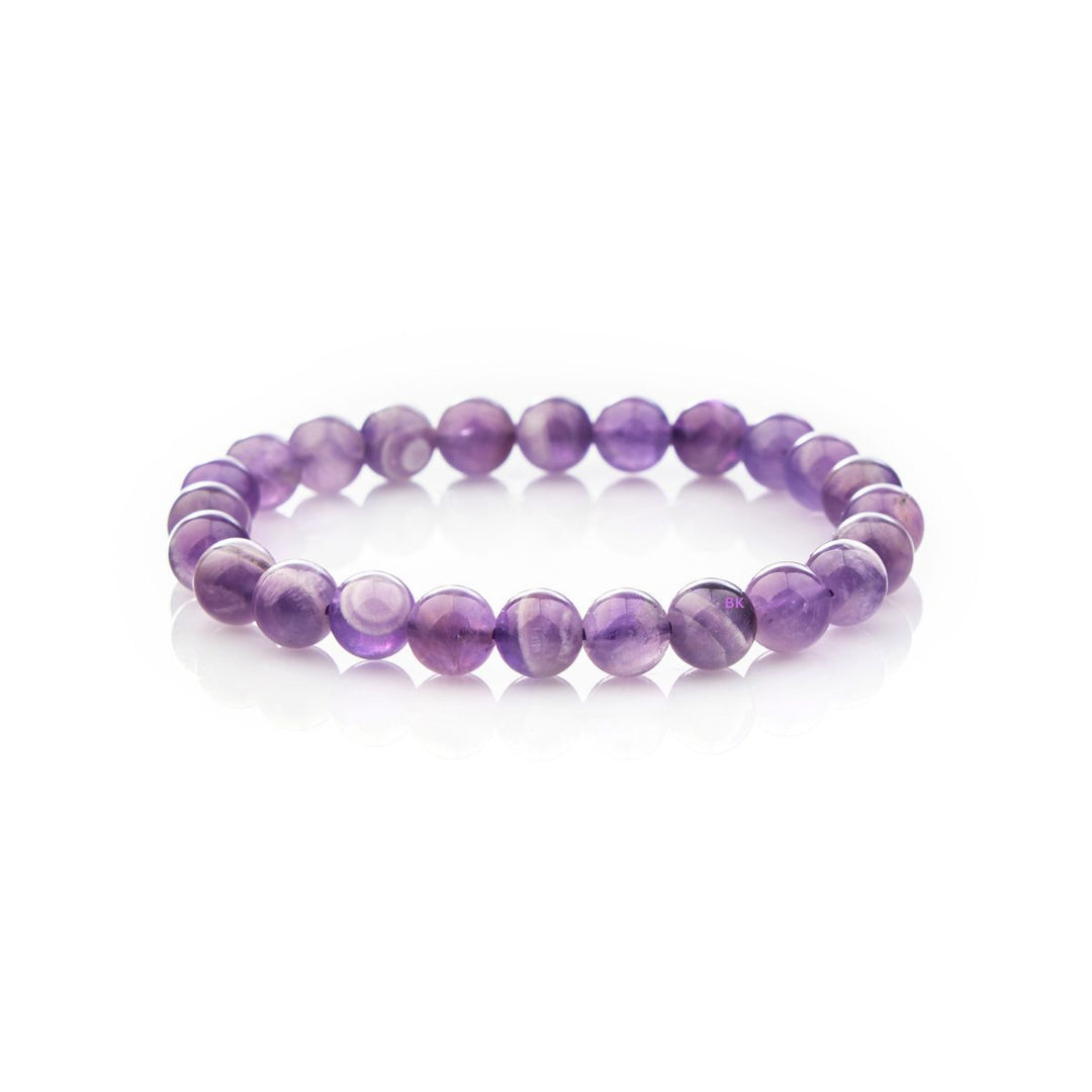 Amethyst Purifying Bracelet For Peace Clarity - Buddha & Karma