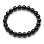 Black Tourmaline Beads Protection Bracelet - Buddha & Karma