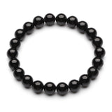 Black Tourmaline Beads Protection Bracelet - Buddha & Karma