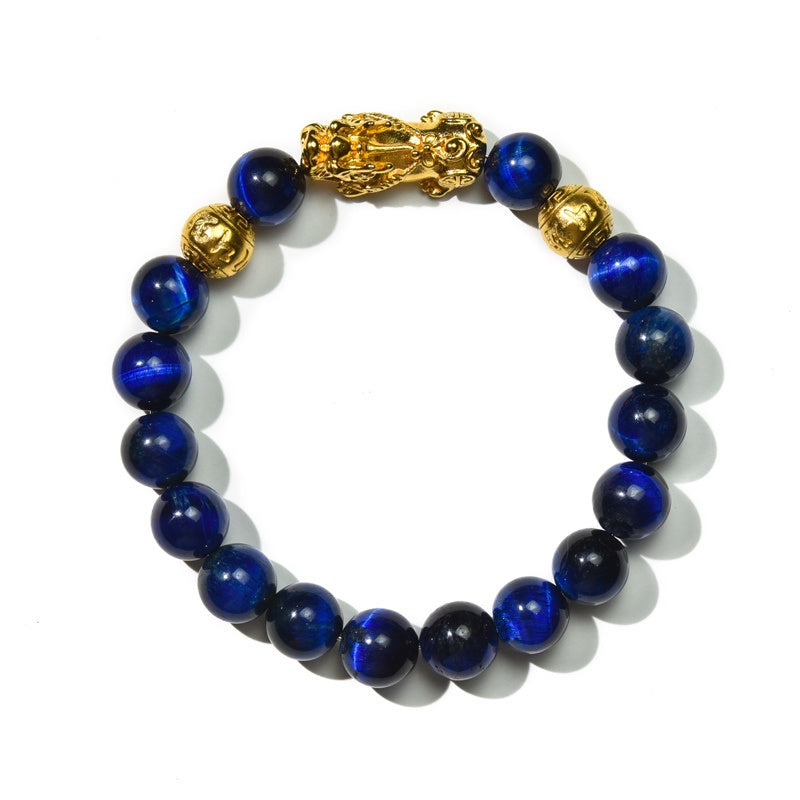 Blue Tiger Eye Pixiu Bracelet
