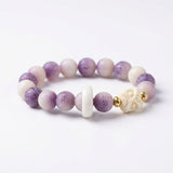 Buddha & Karma Bodhi Seed Lion Head Mantra Protection Bracelet