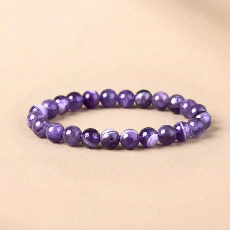Buddha & Karma Amethyst Purifying Bracelet - For Peace & Clarity