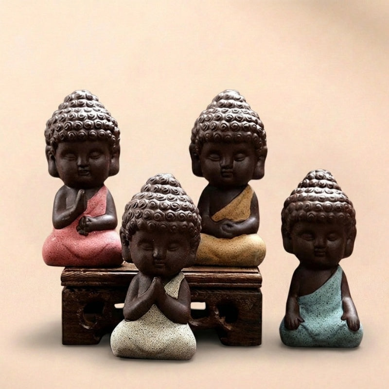 Buddha & Karma The 4 Noble Truths Figurines - Mini Buddha