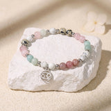 Buddha & Karma Cancer Zodiac Crystal Bracelet