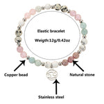 Buddha & Karma Cancer Zodiac Crystal Bracelet