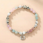 Buddha & Karma Cancer Zodiac Crystal Bracelet