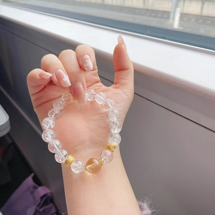 Clear Quartz Master Healer Bracelet - Healing, Clarity, Balance