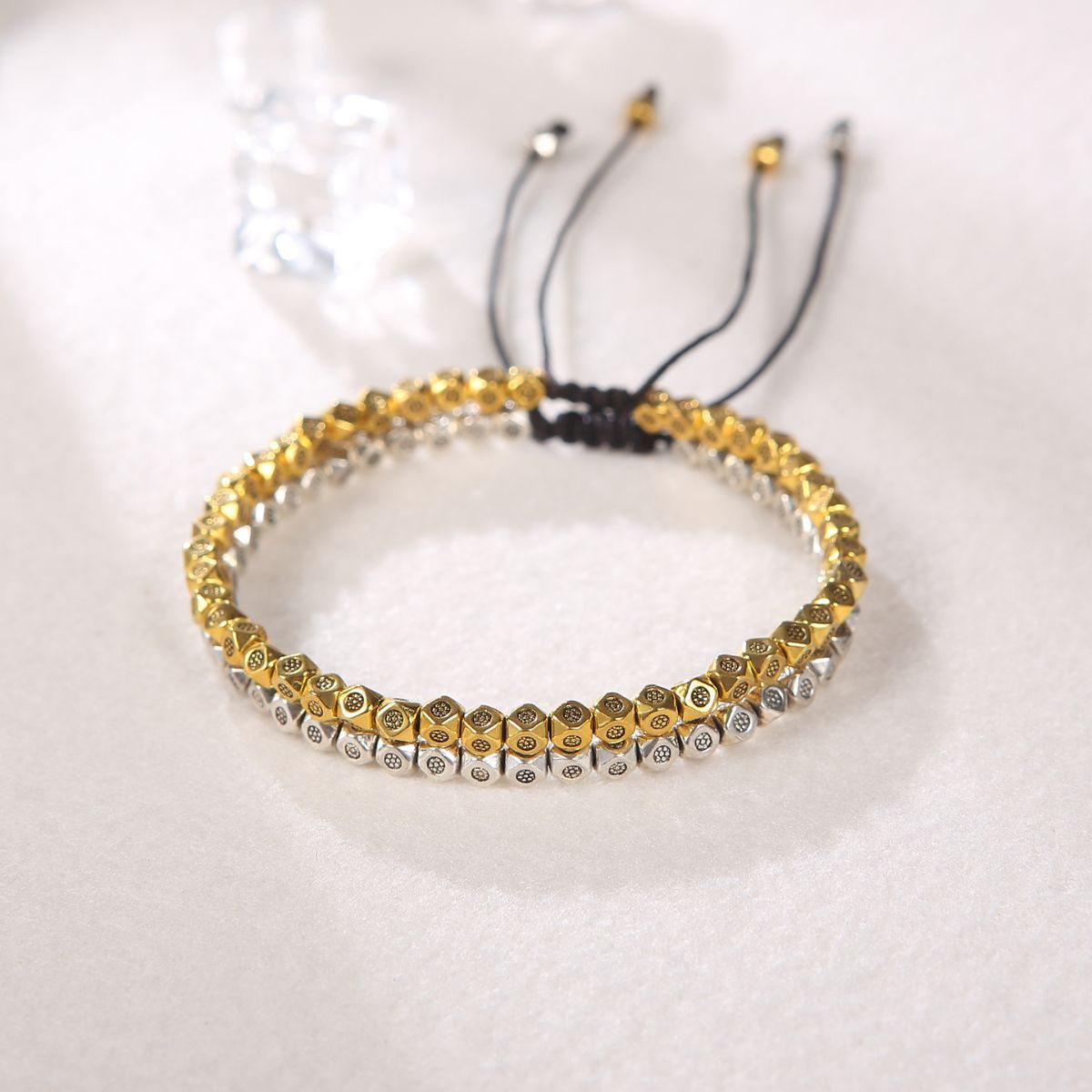 Copper Beads Healing Bracelet - Buddha & Karma