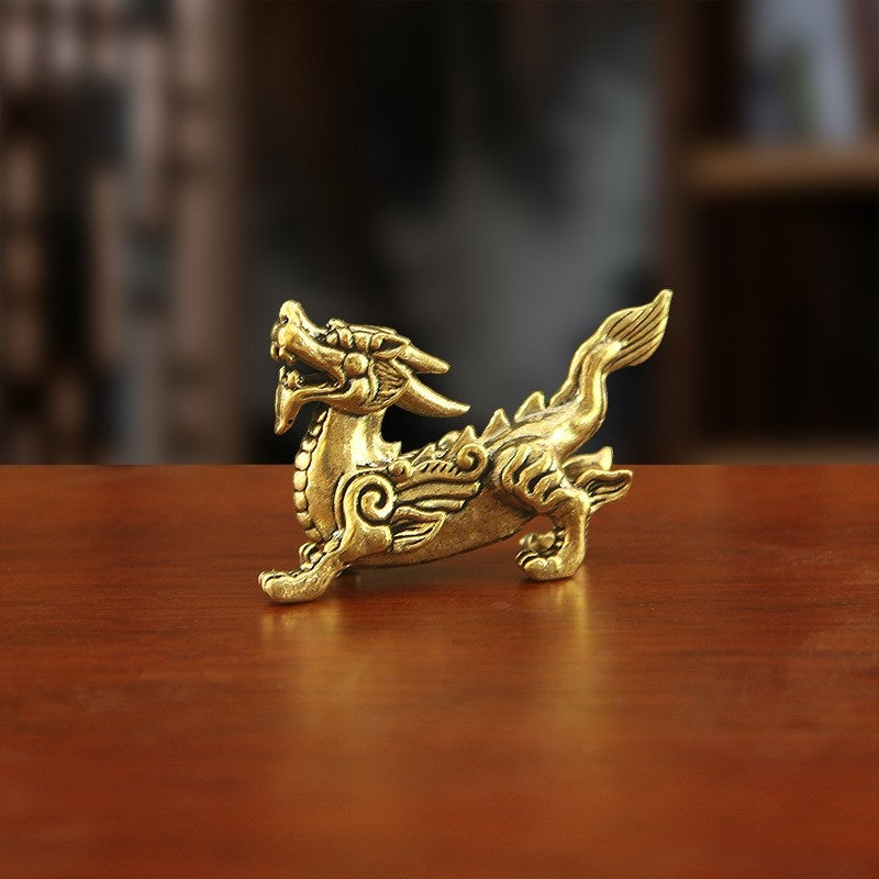 Copper Pixiu Set - Male and Female Pi Yao Feng Shui Wealth Ornament