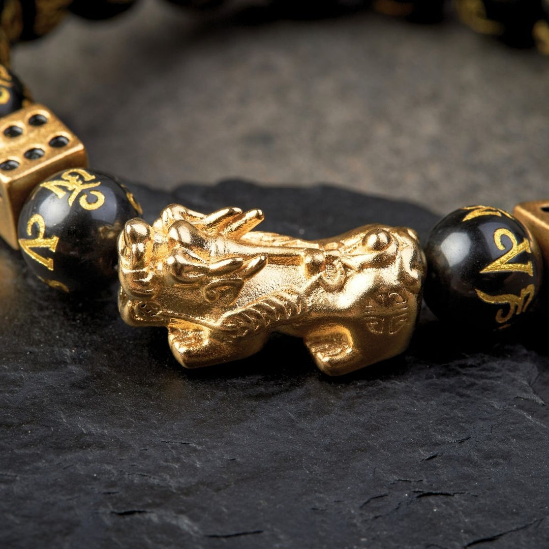 Debt Relief & Gambling Pixiu Bracelet - Maximum Success - Buddha & Karma