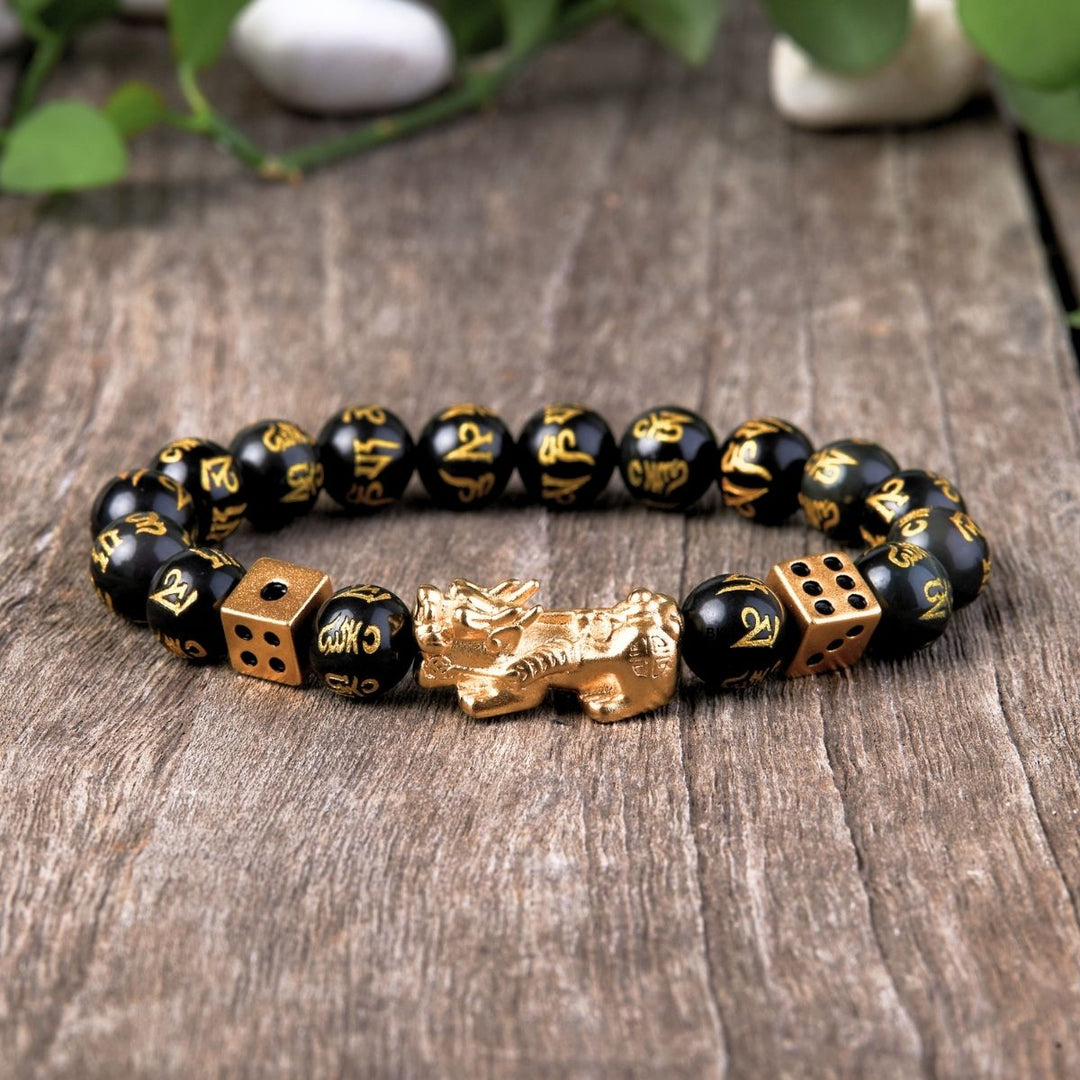 Debt Relief & Gambling Pixiu Bracelet - Maximum Success - Buddha & Karma