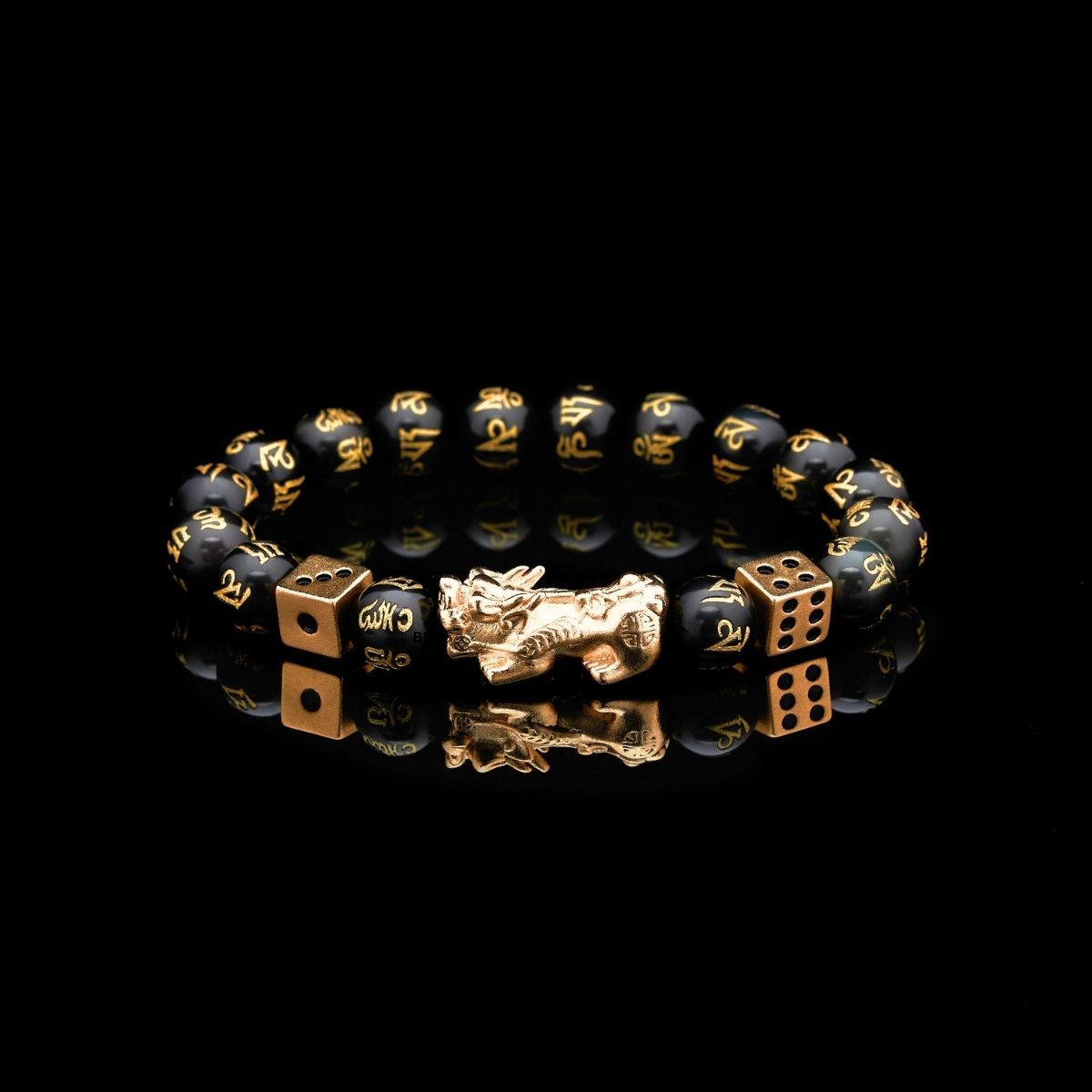 Debt Relief & Gambling Pixiu Bracelet - Maximum Success - Buddha & Karma