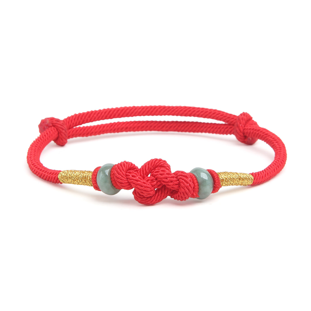 Infinity Knot Bracelet - Endless Good Fortune - Buddha & Karma