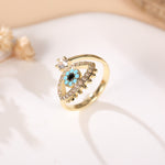 Exclusive: Evil Eye Protection Ring - Buddha & Karma