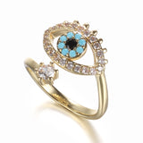 Exclusive: Evil Eye Protection Ring - Buddha & Karma