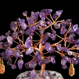 Feng Shui Amethyst Crystal Tree - Crystal Tree of Life - Buddha & Karma