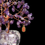 Feng Shui Amethyst Crystal Tree - Crystal Tree of Life - Buddha & Karma
