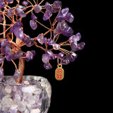 Feng Shui Amethyst Crystal Tree - Crystal Tree of Life - Buddha & Karma