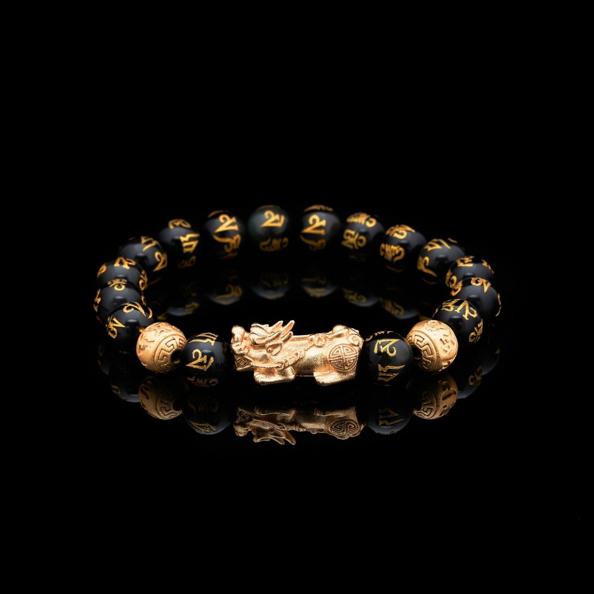 Feng Shui Pixiu, Tiger Eye & Black Obsidian Wealth Luck Protection Bracelet-pixiu  Bracelet-good Luck Bracelet-crystal Healing Bracelet-l2 - Etsy