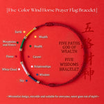Buddha & Karma Five-Paths Fortune God Handmade Tibetan Bracelet