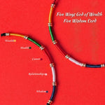 Buddha & Karma Five-Paths Fortune God Handmade Tibetan Bracelet